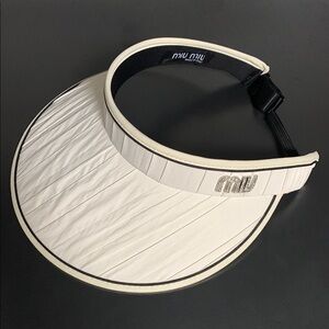 Miu Miu White Visor